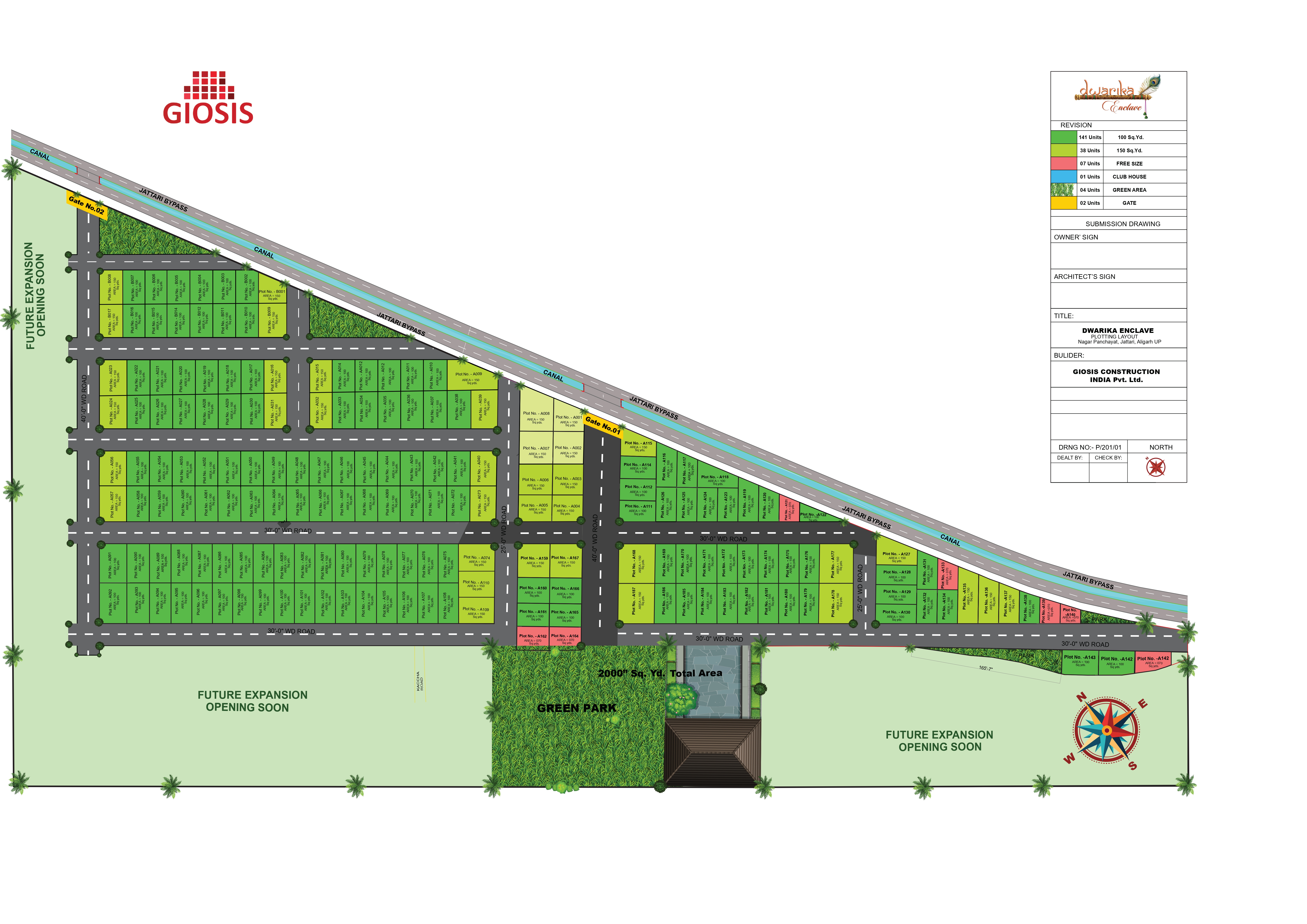 Dwarika Enclave site layout master plan